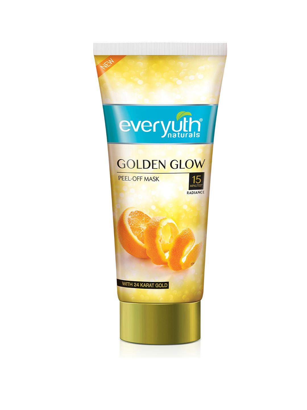 Everyuth Naturals Golden Glow Peel-Off Mask with 24 Karat Gold