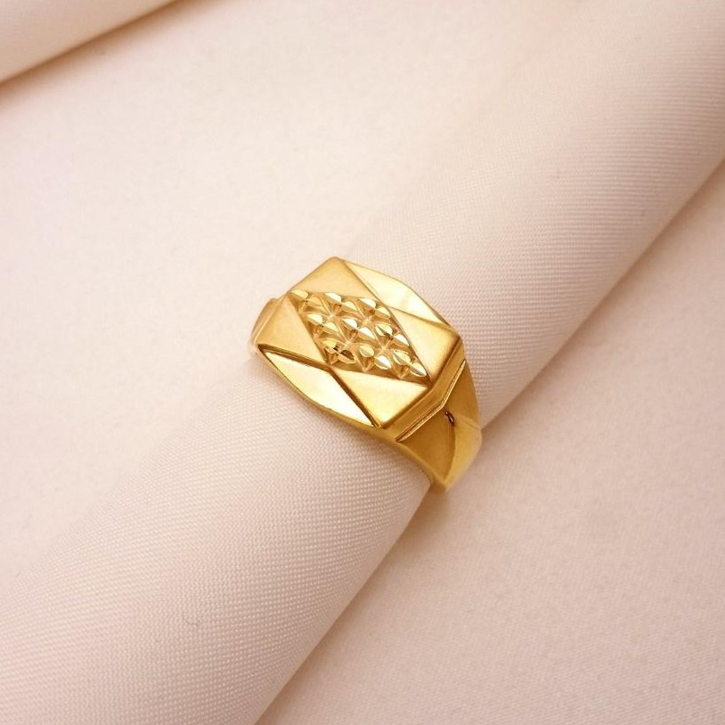 Gold Plated Men's Designer Ring