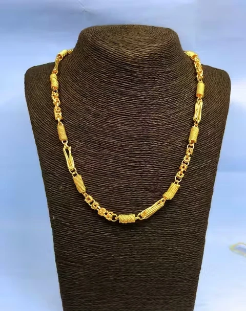 Gold Plated Designer Chain for Men & Women | Premium Fashion Necklace | Stylish Daily Wear Jewelry