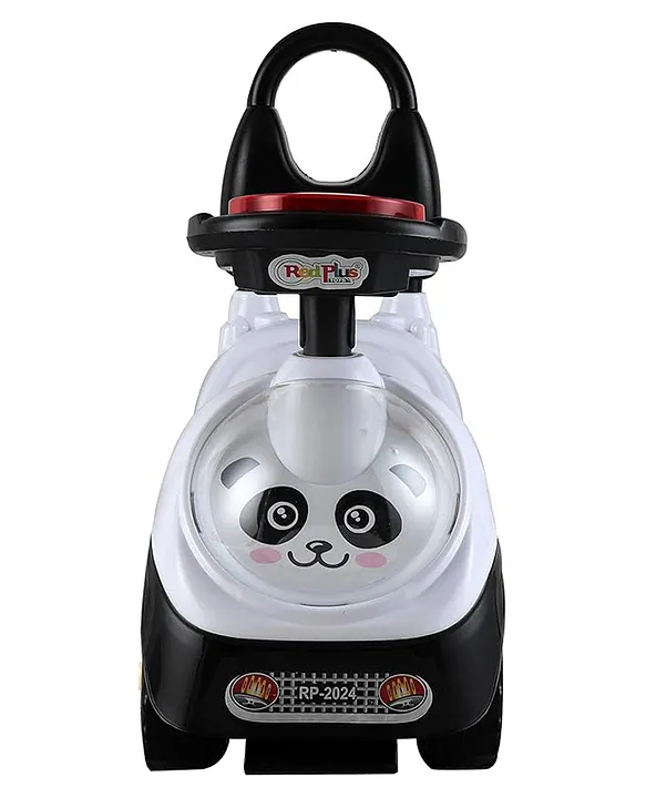 Kids Ride-On Push Car with Steering Wheel & Backrest
