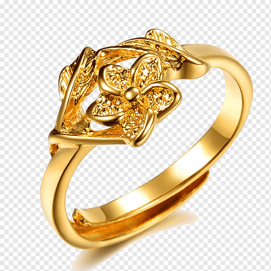 Men's Gold-Plated Geometric Signet Ring | Square Textured Fashion Finger Ring for Men & Boys