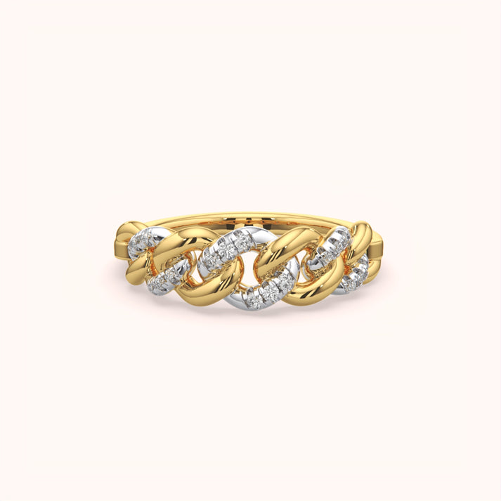 Women's Gold Plated  Adjustable Ring for Girls & Women