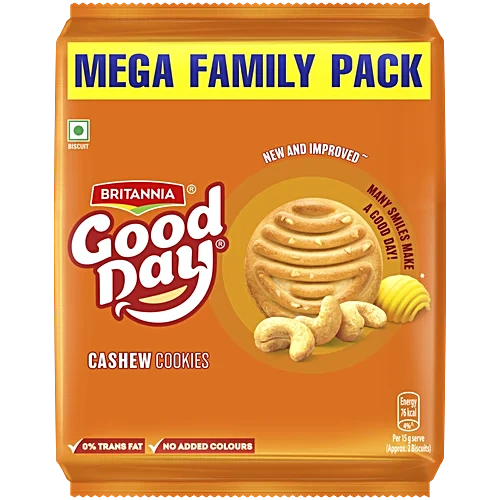 Britannia Good Day Rich Cashew Cookies