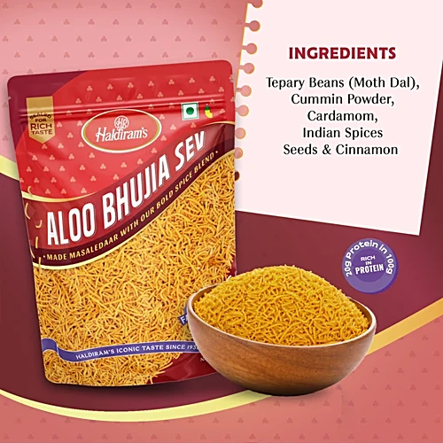 Haldiram's Aloo Bhujia, 200 g Pouch