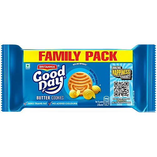 Britannia Good Day Butter Cookies, 526 g (5 x 105.2 g)